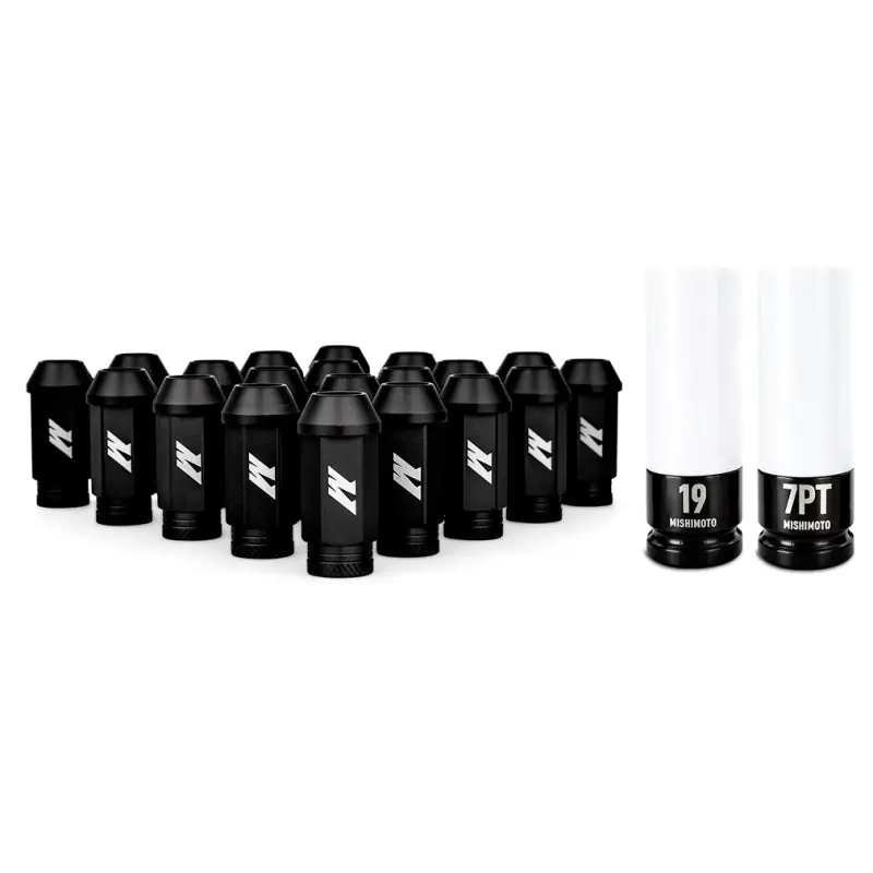 Big Sale Mishimoto Aluminum Locking Lug Nuts 1/2 X 20 23pc Set Black