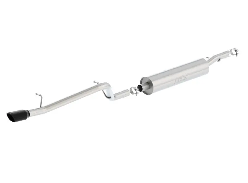 Borla 12-16 Jeep Wrangler V6 4WD Dirt Sport Cat-Back 2.5in Single Square Rolled Angle Cut Rear Today Only