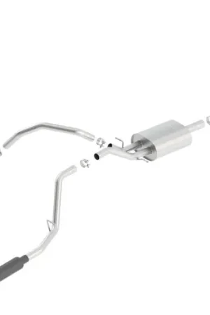 Borla 14 Silv/Sierra C/B Exhaust ATAK 1500 5.3L V8 AT/MT 2&4WD Ext Cab (78.7) WB - Black Chrome Get Yours