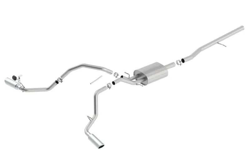 Price Drop Borla 14 Silv/Sierra C/B Exhaust S-Type 1500 5.3L V8 AT/MT 2&4WD Ext Cab Split Side Exit