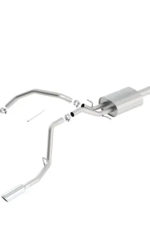 Borla 14 Silv/Sierra 1500 EC Std/CC Short 143.5in WB ATAK Single Split Rear Exit Cat-Back Exhaust Trusted Brand