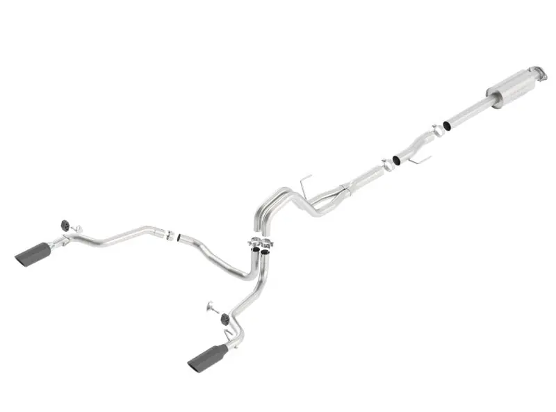 Borla 15-16 Ford F150 3.5L EcoBoost Ext. Cab Black Chrome CB Exhaust ATAK Single Split Rear Exit Limited Offer