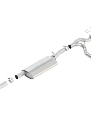 Big Sale Borla 12-15 Jeep Wrangler 3.6L V6 Auto/Manual Trans Turndown Tip Dual Left Rear Exit Exhaust