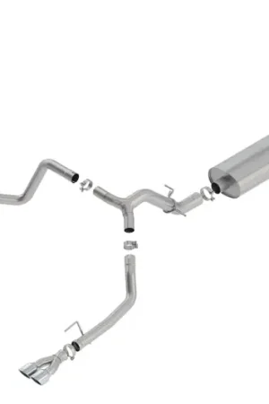 Borla 19 Chevrolet Silverado/GMC Sierra 1500 6.2L SS Touring Catback Exhaust - Square Chrome Tips Limited Time
