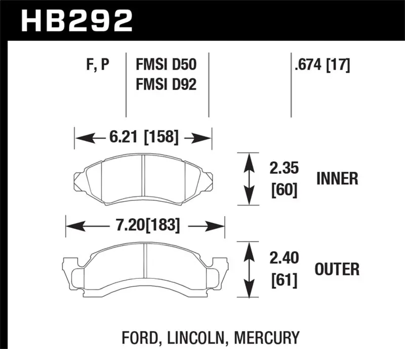 Buy Today Hawk HPS Street Brake Pads