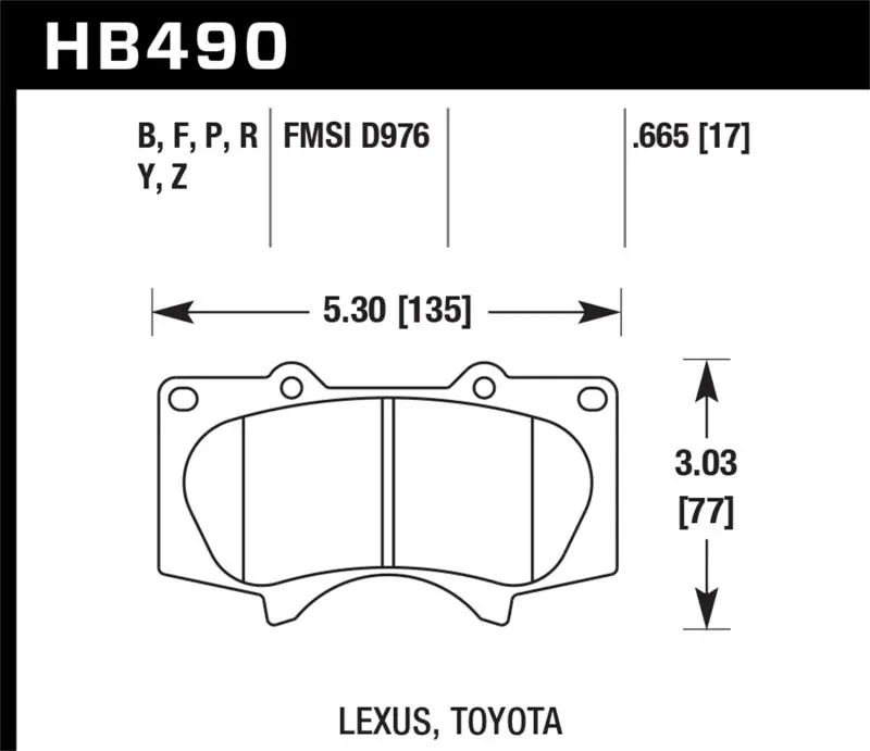 Hawk 10 Lexus GX460 / 03-09 Lexus GX470 / 04-10 4Runner 4.0L/4.7L / 07-10 FJ Cruiser 4.0L / 03-07 Se Don’t Miss Out