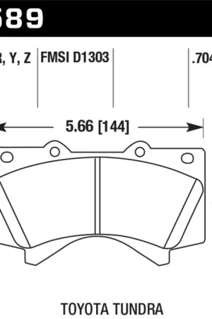 Bulk Order Hawk 08-10 Toyota Land Cruiser / 07-10 Tundra Super Duty Street Front Brake Pads