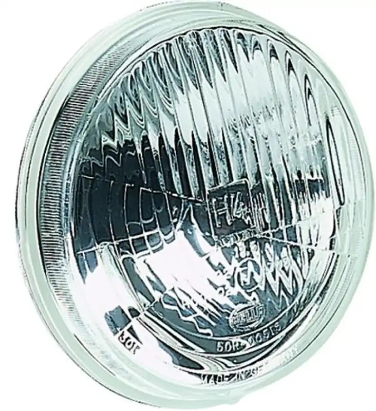 Hella Vision Plus 5-3/4in Round Conversion H4 Headlamp High/Low Beam - Single Lamp Genuine