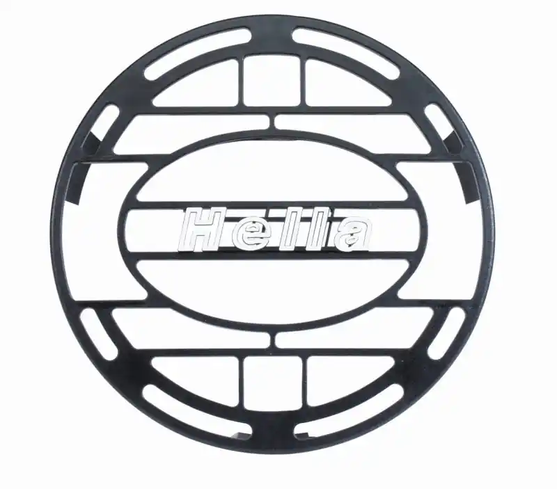 No Minimum Order Hella Stone Shield Round Plastic Black Hella Logo Light Cover