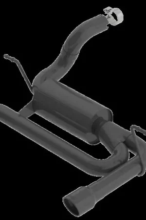 Borla 2018 Jeep Wrangler JL/JLU 3.6L 2DR/4DR ATAK SS Axle Back Black Coated Exhaust w/3.5in Tips Free Returns