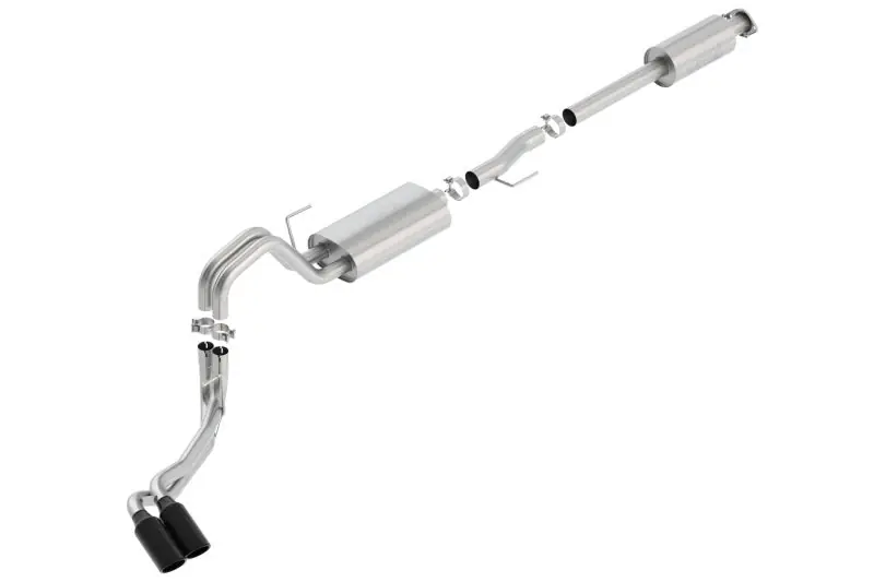 Limited Time Borla 15-17 F-150 2.7L/ 3.5L EcoBoost/ 5.0L V8 4in. Tip Side Exit S-type Exhaust Black Chrome