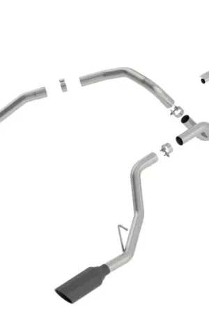 Borla 2019 RAM 1500 5.7L V8 AT 4DR Crew Cab Short Bed Atak SS Catback Exhaust - Black Chrome Tip Direct From Factory