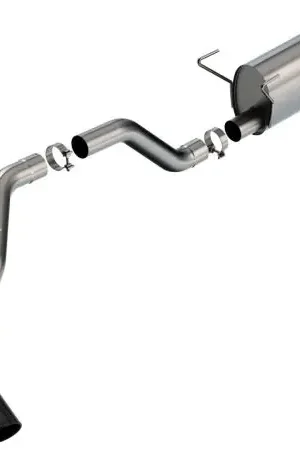 Borla 19-22 RAM 2500 6.4L V8 AT 2/4WD S-TYPE Cat Back Black Chrome Tips Modern