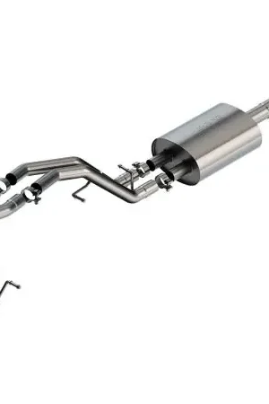 Borla 21-22 Chevrolet Tahoe 5.3L V8 AT 2/4WD S-Type Cat-Back Exhaust (Stainless) Money Back Guarantee