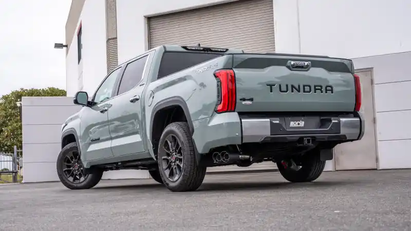 Borla 22-24 Toyota Tundra 3.4L V6 (Inc. Hyb.) Ext. Cab/STD Bed/145.7in WB S-Type Cat-Back - Carbon Reduced Price