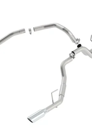 Borla 09-13 Dodge RAM 1500 5.7L CC/SB w/Fact Sngl Exhaust C/B 3x2.5in Single Round Rolled Split Rear Clearance