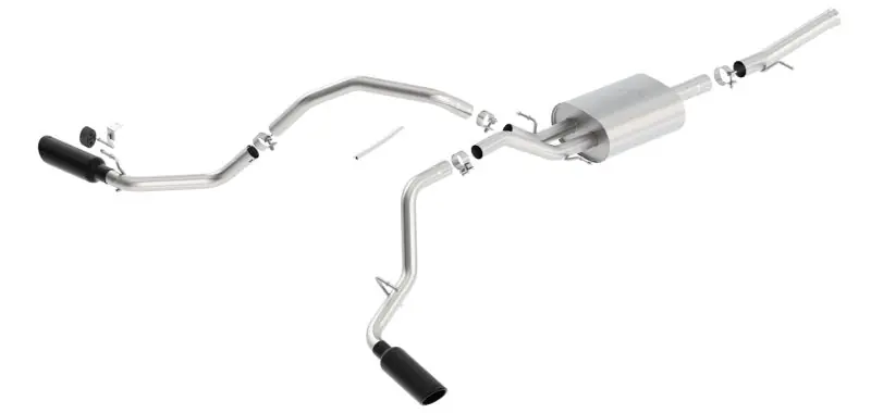 Holiday Sale Borla 14-18 GMC Sierra 1500 5.3L Reg Cab 78.8in Bed 2.75 to 2.25in Atak Catback (Black Chrome Tip)