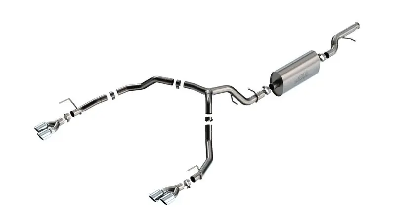 Borla 21-22 Chevrolet Tahoe 5.3L V8 2/4WD 4DR 3.00in/2.75in Touring Cat-Back Exhaust w/ Chrome Tips Discount