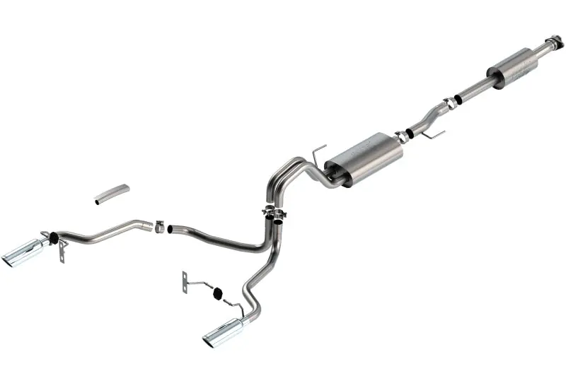 Borla F-150 2021 3.3L CC SB EC STB XL/XLT/Lariat/KR/Plnm/LTD 3/2.25 SRE Cat-Back ATAK Chrome Tips Factory Price
