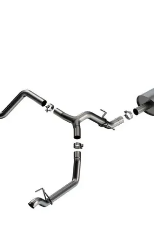 Must Have Borla 2023 GMC Sierra 1500(Non-USDM) 5.3L V8 AT 2/4WD 2DR REG CAB WB126 3in S-Type Catback Exhaust