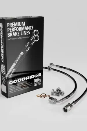 Super Sale Goodridge 07-15 Toyota Yaris Stainless Steel Front Brake Lines