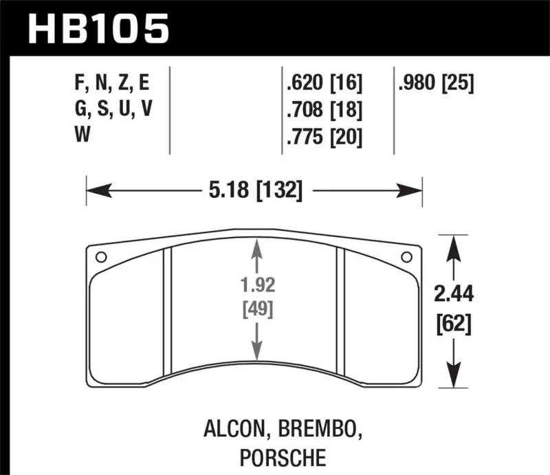 Hawk Brembo/Alcon Caliper Blue 9012 Brake Pads Exclusive Offer