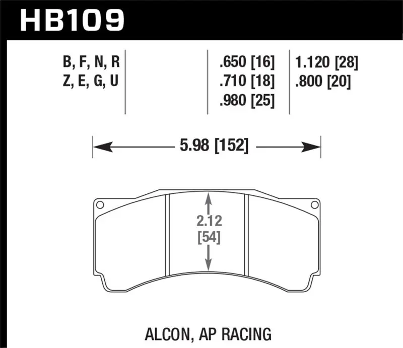 Order Now Hawk Motorsports Fitment DTC-30 Motorsports Brake Pads