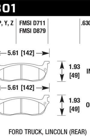 Top Rated Hawk LTS Street Brake Pads