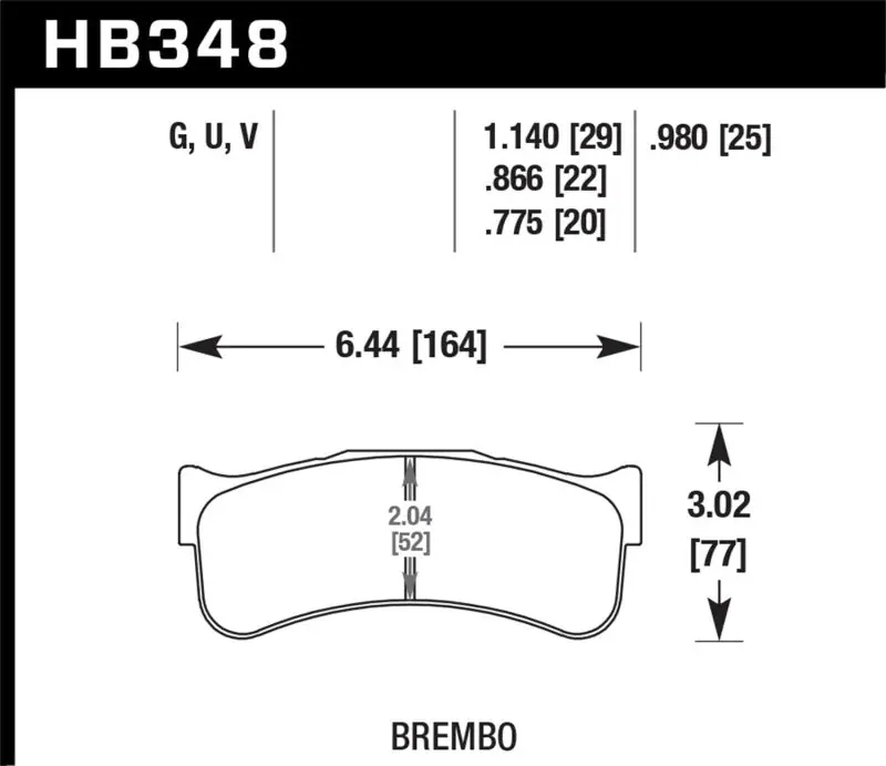 Hawk DTC-80 Brembo 25mm Race Brake Pads Top Pick