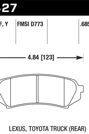 Reduced Price Hawk HPS Street Brake Pads