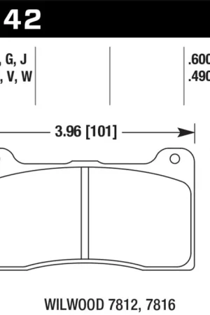 Time-Limited Hawk Wilwood HPS 5.0 Brake Pads