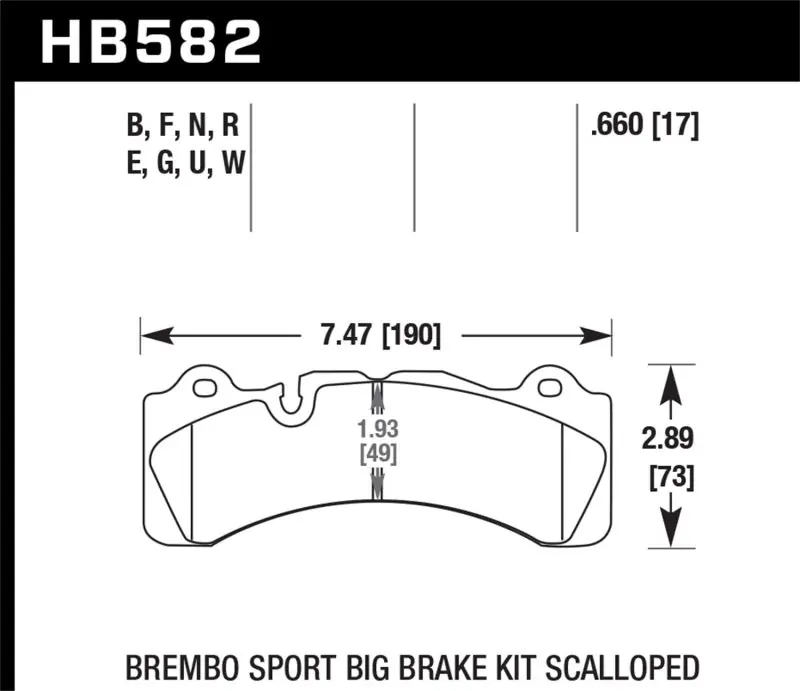 Hawk Brembo Scalloped Caliper DTC-30 Race Pads Instant Buy