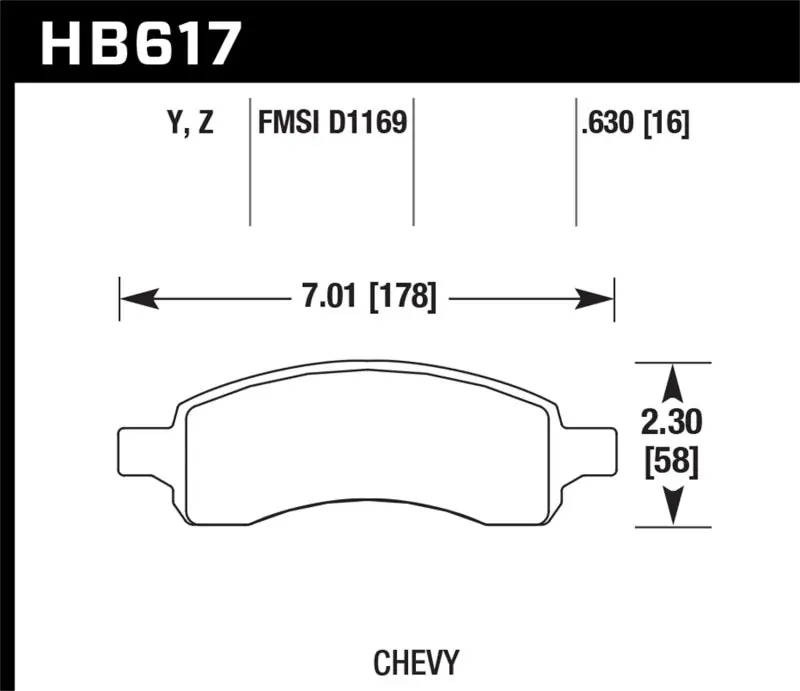 Reduced Price Hawk Performance Ceramic Street Brake Pads