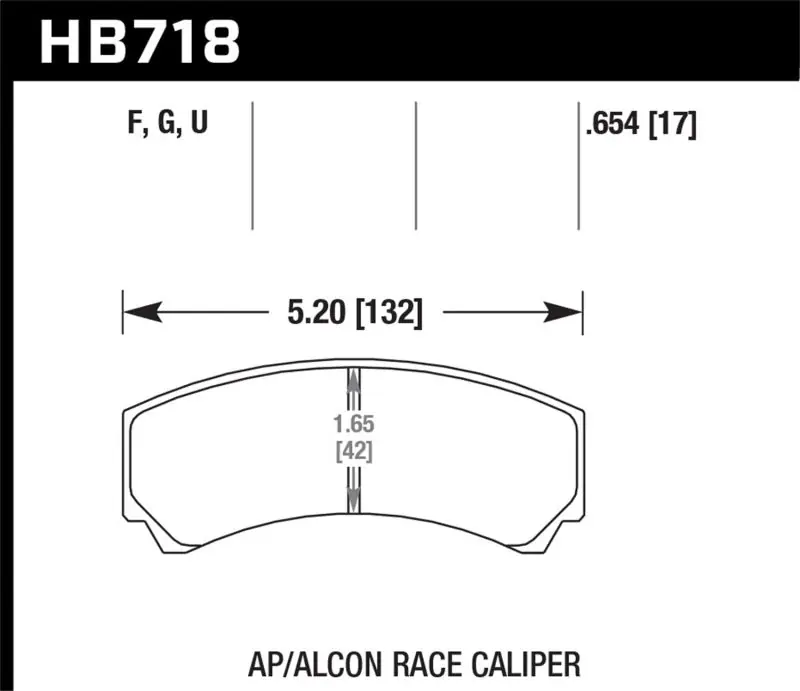 Direct From Factory Hawk AP Racing DTC-30 Race Brake Pads