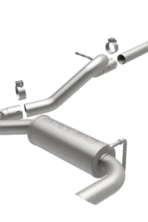 Today Only MagnaFlow 12-14 Jeep Wrangler 3.6L Single Straight Rear P/S Exit Stainless C/b Perf Exhaust-Comp