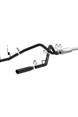 MagnaFlow SYS Cat-Back 3.5in Black Dual Split Rear Tips 10-13 Chevy Silverado / GMC Sierra 5.3L Special Offer