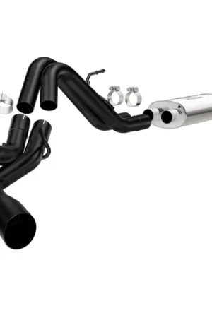 Viral MagnaFlow SYS Cat-Back 10-14 Ford Raptor 6.2L V8 2.5/3in Black Dual Same Side Exit Rear 3.5 Tips
