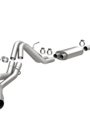 Certified MagnaFlow 11 Ford F-150 3.7L/5.0L/6.2L SS Catback Exhaust Dual Same Side Exit w/ 3.5in SS Tips