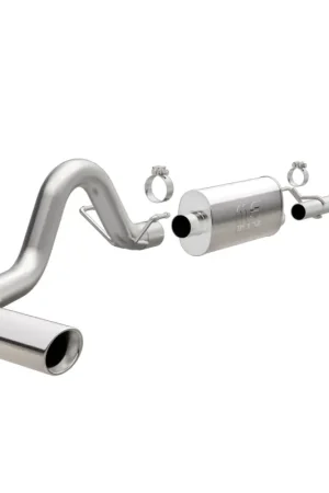 While Supplies Last MagnaFlow Cat-Back 2016 Toyota Tacoma TRD 3.5L V6 SS 3in Single Pass Side Exit Rear 4in Tip