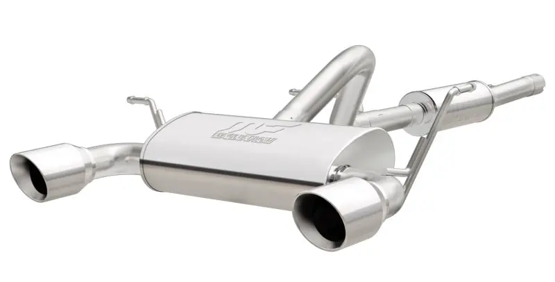 Factory Price MagnaFlow 2018+ Jeep Wrangler 3.6L 409 SS Dual Split Rear Exit Polished Tips Cat-Back Exhaust