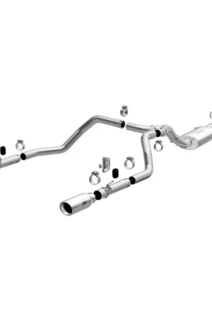 Authentic MagnaFlow 2019 Chevy Silverado 1500 V8 5.3L/V6 4.3 Street Series Dual Exit Exhaust w/ Polished Tips