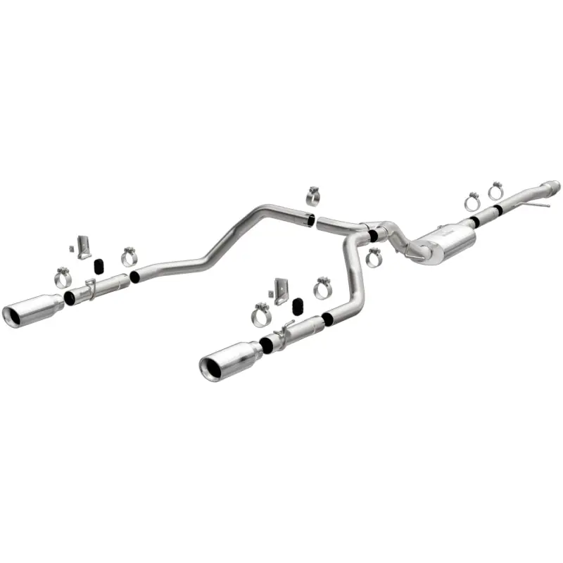 Authentic MagnaFlow 2019 Chevy Silverado 1500 V8 5.3L/V6 4.3 Street Series Dual Exit Exhaust w/ Polished Tips