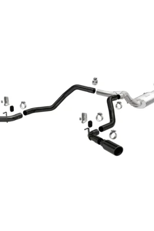 Cheap MagnaFlow 2019 Chevy Silverado 1500 V8 5.3L Street Series Dual Split Exit Exhaust w/ Black Tips