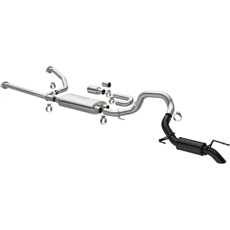 MagnaFlow 2023 Toyota Sequoia Overland Series Black Axle-Back Exhaust Handmade