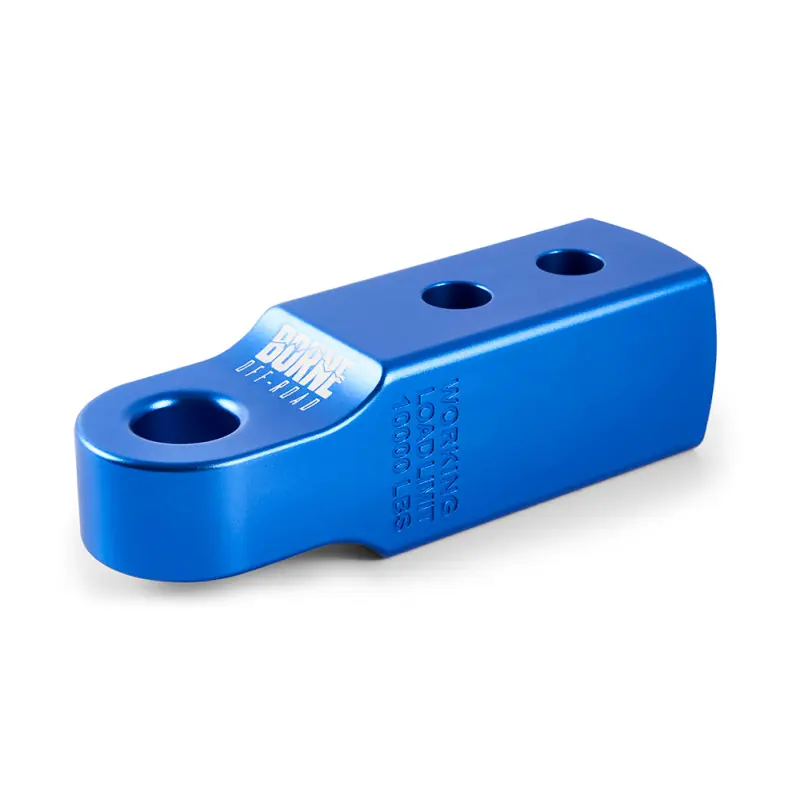 Viral Borne Off-Road CNC Hitch Receiver Shackle 2in Blue