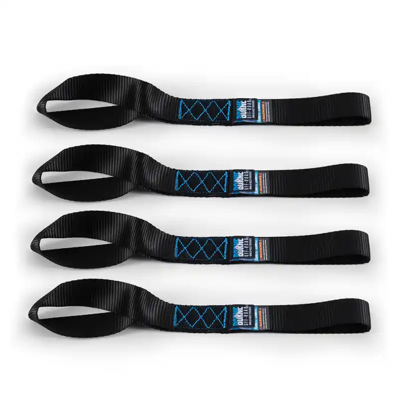 Mishimoto Heavy-Duty Ratchet Tie-Down Kit (4-Pack) - Black Flash Sale