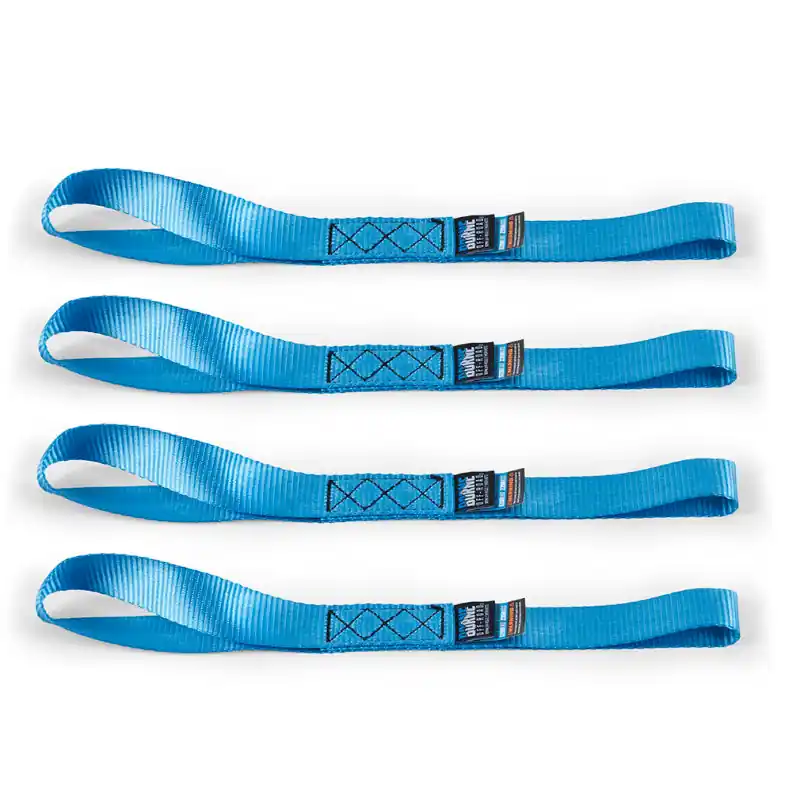 New Release Mishimoto Heavy-Duty Ratchet Tie-Down Kit (4-Pack) - Blue