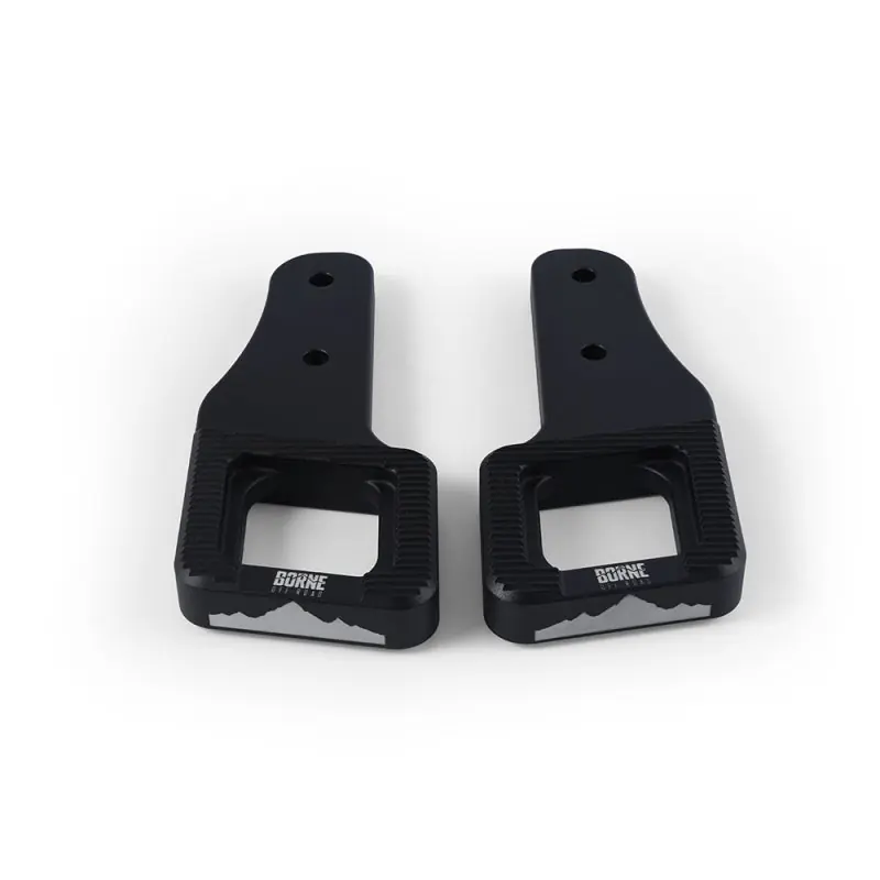 Exclusive Mishimoto 2017+ Ford Raptor / 2009+ Ford F150 Borne Off-Road Billet Tow Hooks - Black