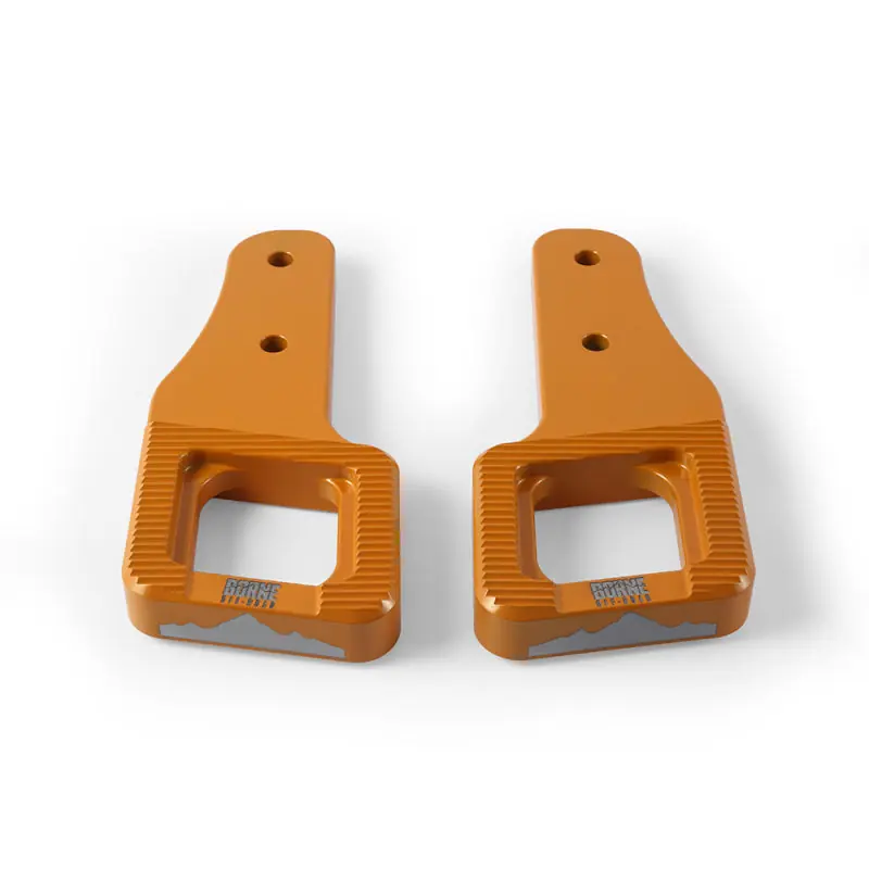 Mishimoto 2017+ Ford Raptor / 2009+ Ford F150 Borne Off-Road Billet Tow Hooks - Gold No Minimum Order