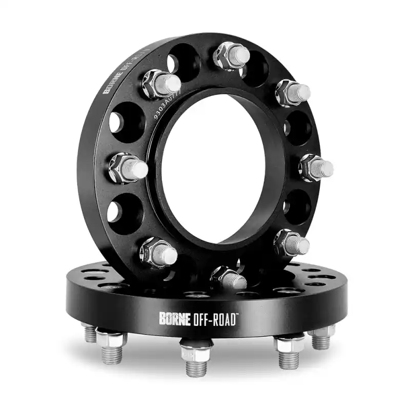 Mishimoto Borne Off-Road Wheel Spacers 8x180 124.1 25 M14 Black Top Pick